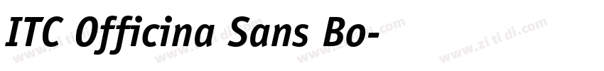 ITC Officina Sans Bo字体转换 ITC Officina Sans Bo字体转换